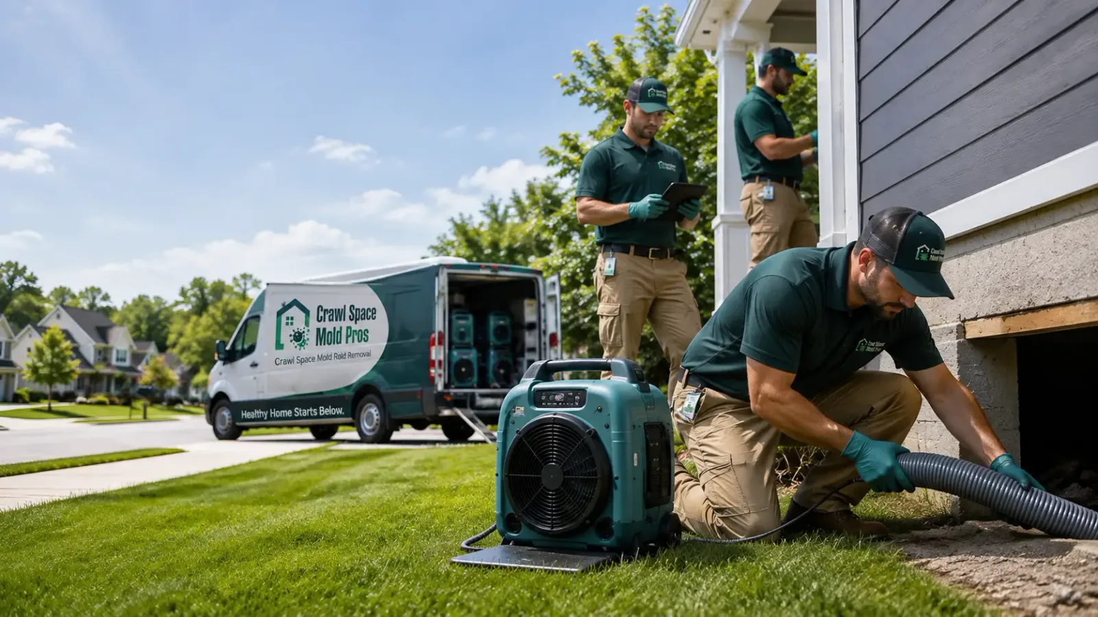 Crawl Space Mold Removal in Watkins, IA